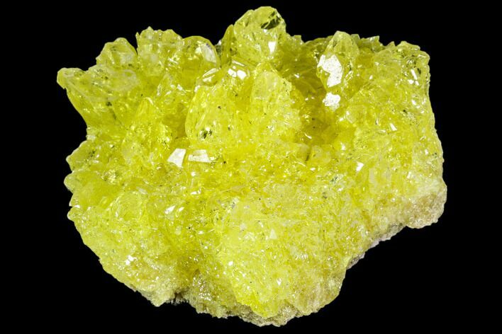 Sulfur Crystals on Matrix - Bolivia #104769